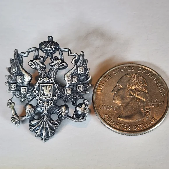 Russian coat of arms double head Bird eagle I don't know anything about … - Picture 4 of 5